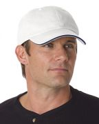 Bayside 100% Washed Cotton Unstructured Sandwich Cap