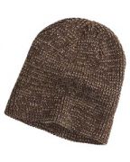 Big Accessories Ribbed Marled Beanie