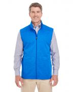 Devon & Jones Men's Newbury Melange�Fleece Vest