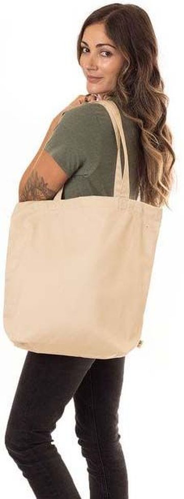 Econscious 8oz 100% Organic Cotton Everyday Tote Bag 14.5" H x 16" W x 5" D