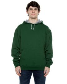 Beimar Unisex 10-ounce. 80/20 Poly/Cotton Contrast Hood Sweatshirt