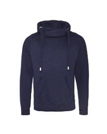 Just Hoods By AWDis Men's 80/20 Heavyweight Cross Over Neck Hooded Sweatshirt