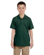Harriton Youth 5.6-ounce. Easy Blend� Polo