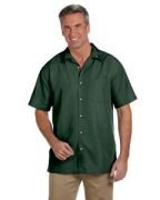 Harriton Men's Barbados Textured Camp�Shirt