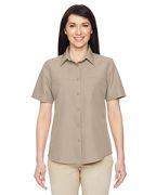 Harriton Ladies' Key West Short-Sleeve Performance Staff Shirt