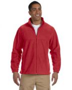 Harriton Men's Tall 8-ounce. Full-Zip Fleece