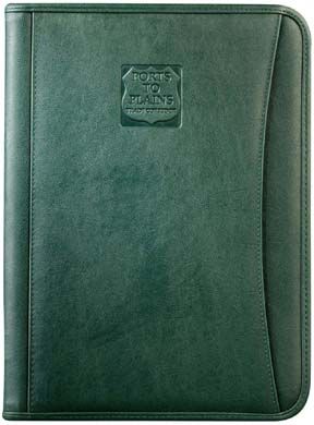 Executive DuraHyde Zippered Padfolio with FSC Mix Paper