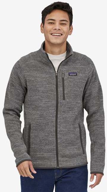 Patagonia Men's Better Sweater 100% Recycled Polyester Full-Zip Fleece Jacket