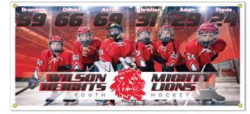 Banner Vinyl Full-Color Printed on 1 Side -  5ft x 4ft